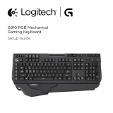 Logitech G910 RGB instalační příručka