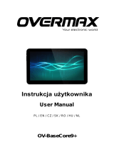 Overmax BaseCore 9+ Uživatelský manuál