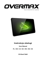 Overmax Basic Tab 2 Uživatelský manuál