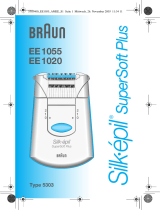 Braun EE1055,  E1020,  Silk-épil SuperSoft Uživatelský manuál