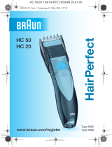 Braun HC50, HC20 Uživatelský manuál