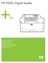 HP 9200c Digital Sender Uživatelský manuál