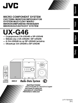 JVC SP-UXG46 Uživatelský manuál