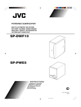 JVC SP-DWF10 Uživatelský manuál