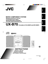 JVC UX-B70 Uživatelský manuál