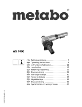 Metabo WS 7400 Uživatelský manuál