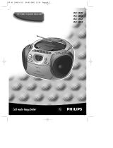 Philips AZ1142 Uživatelský manuál