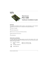 SEH Computertechnik PS1109 Uživatelský manuál