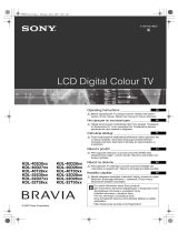 Sony KDL-40D2810 Uživatelský manuál