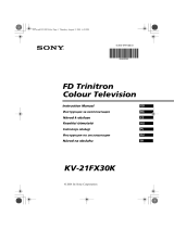Sony KV-21FX30K Uživatelský manuál