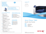Xerox Phaser 7800 Uživatelská příručka