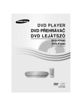 Samsung DVD-FP580 Uživatelský manuál