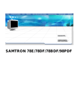 Samsung 78BDF Uživatelský manuál