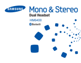 Samsung HM6400 Uživatelský manuál