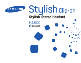 Samsung HS3000 Uživatelský manuál