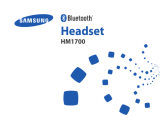 Samsung HM1700 Uživatelský manuál