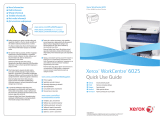 Xerox WORKCENTRE 6025 instalační příručka