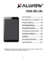 Allview Viva H8 Life Uživatelský manuál