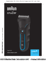 Braun cruZer5 clean shave Uživatelský manuál