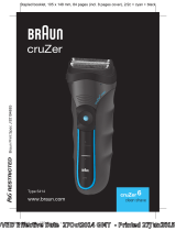 Braun cruZer6 clean shave Uživatelský manuál