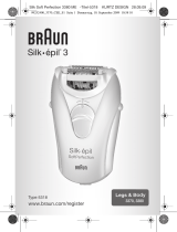Braun Legs 3370,  3380,  Silk-épil 3 Uživatelský manuál