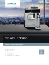 Siemens TE803M09GB Uživatelský manuál