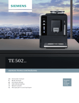 Siemens TE502206RW/10 Uživatelský manuál