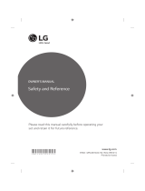 LG 43UF671V Uživatelský manuál