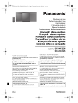 Panasonic SCHC295EG Operativní instrukce