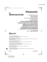 Panasonic SCHTE180EG Operativní instrukce