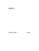 Aeg-Electrolux B4403-5-B Uživatelský manuál