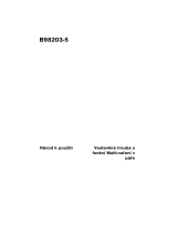 Aeg-Electrolux B98203-5-M Uživatelský manuál