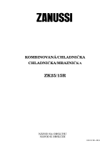 Zanussi ZK25/15R Uživatelský manuál