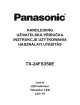 Panasonic TX24FS350E Operativní instrukce