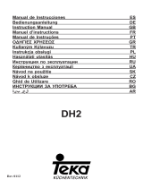Teka DH2 1280 Uživatelský manuál