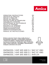 Amica KHF 695 800 S Uživatelský manuál