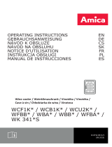 Amica WK 341 210 S Weinklimaschrank Uživatelský manuál