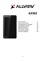 Allview AX503 Uživatelský manuál