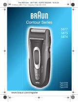 Braun 5877, 5875, 5874, Contour Series Uživatelský manuál