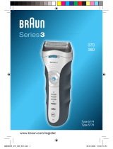 Braun 370, 360, Series 3 Uživatelský manuál