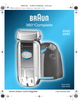 Braun 8990, 8985 360°Complete Uživatelský manuál