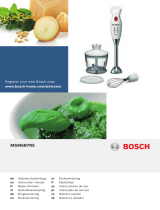 Bosch MSM6B7RE/02 Uživatelský manuál
