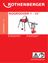 Rothenberger Stationary roll groover ROGROOVER 1-12" Uživatelský manuál