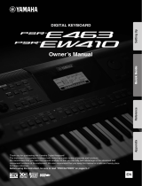 Yamaha PSR-EW410 Návod k obsluze