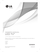 LG 42LN5400 Uživatelský manuál
