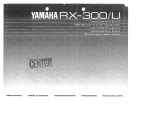 Yamaha RX-300U Návod k obsluze
