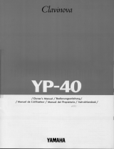 Yamaha YP-40 Návod k obsluze