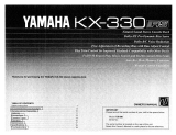Yamaha KX-330 Návod k obsluze