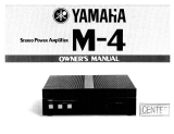Yamaha M-4 Návod k obsluze