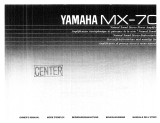 Yamaha MX-70 Návod k obsluze